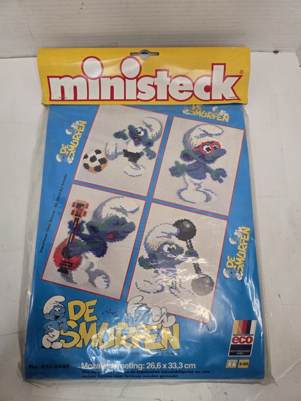 Ministeck Smurfs 630-0440 4000 -Piece Mosaic Pixel Craft Kit Sealed New